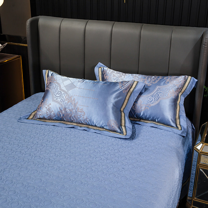 Cotton Satin Jacquard Single Pillowcase For A Pair Of Two