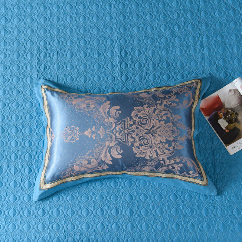 Cotton Satin Jacquard Single Pillowcase For A Pair Of Two