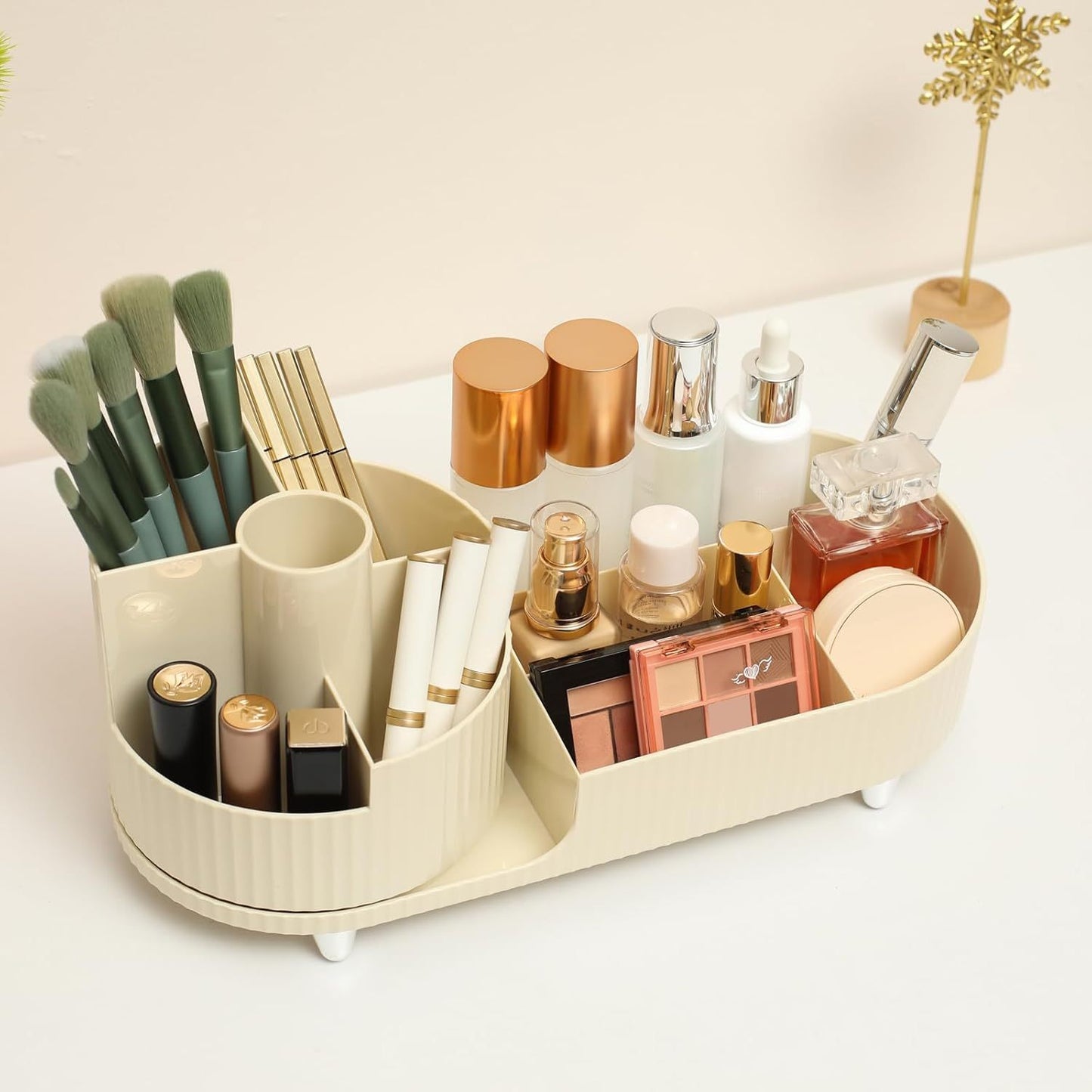 Makeup Organizer Countertop Rotating