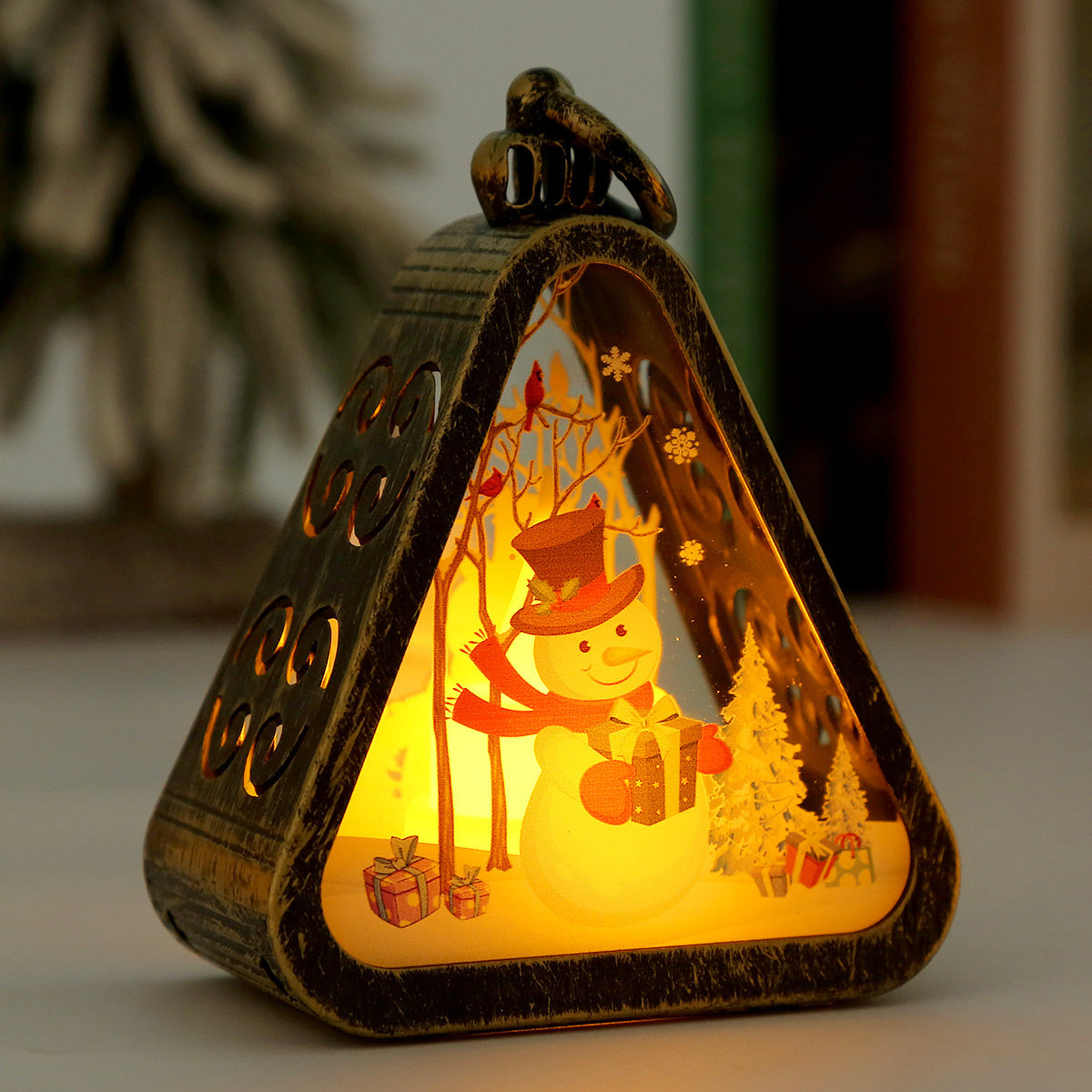 Retro Electric Candle Lamp Luminous Ornaments