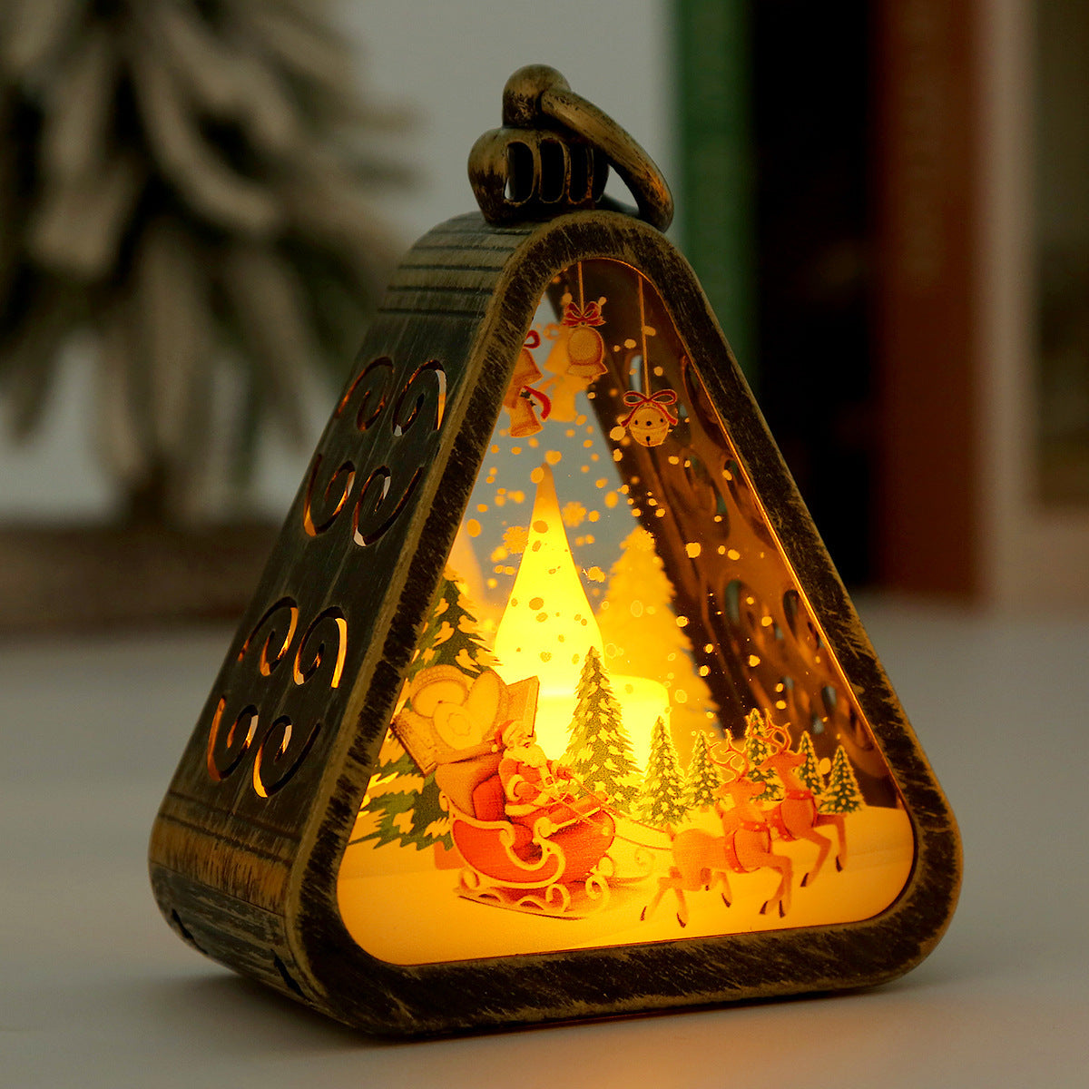 Retro Electric Candle Lamp Luminous Ornaments