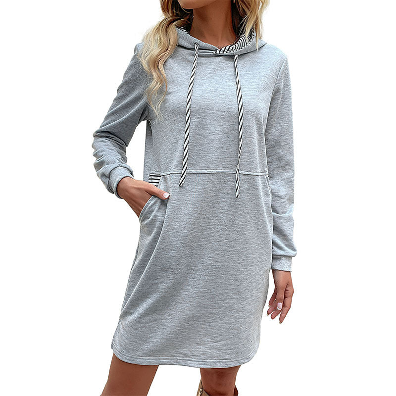 Velana Casual Hoodie Dress