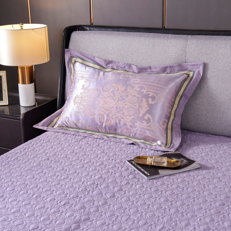 Cotton Satin Jacquard Single Pillowcase For A Pair Of Two