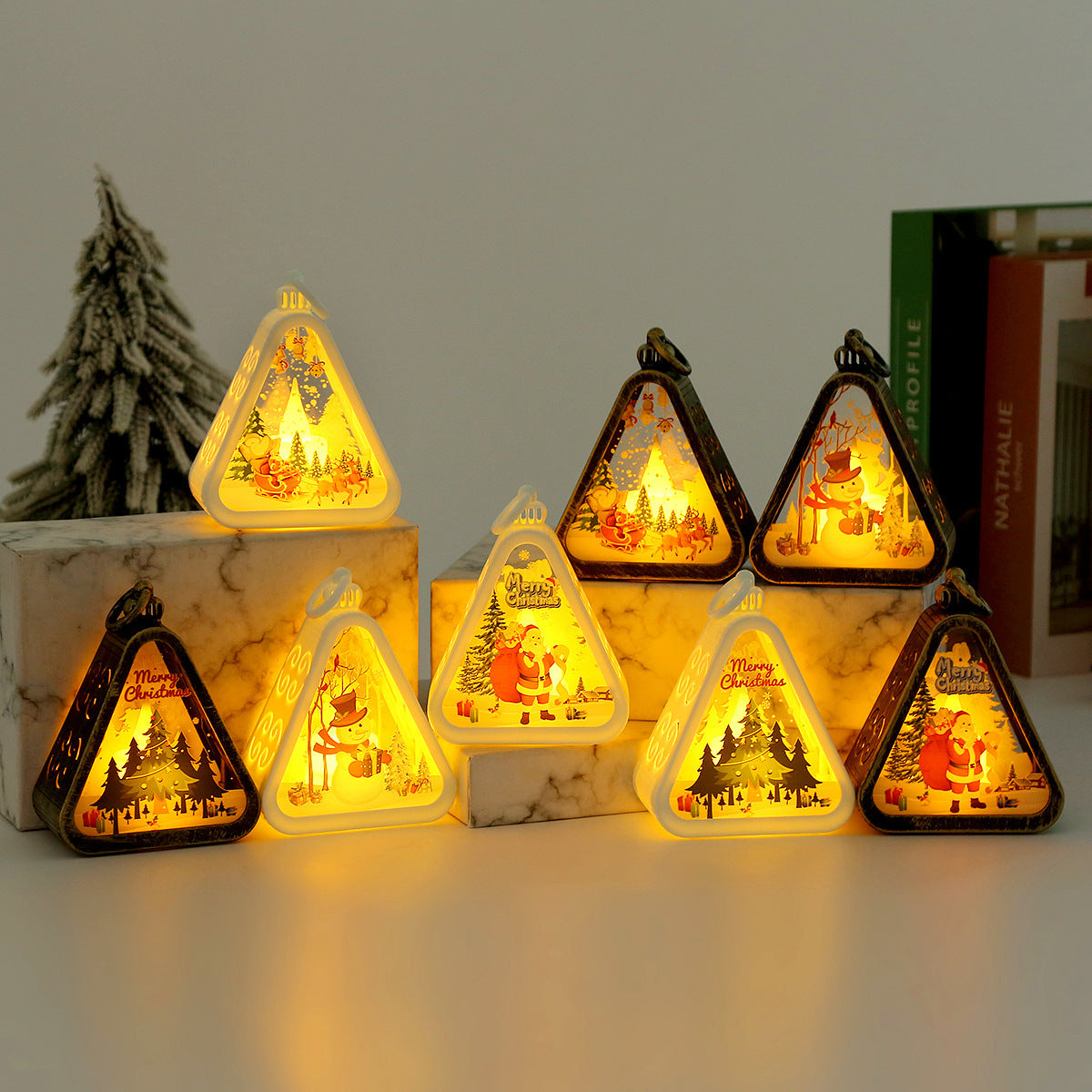 Retro Electric Candle Lamp Luminous Ornaments