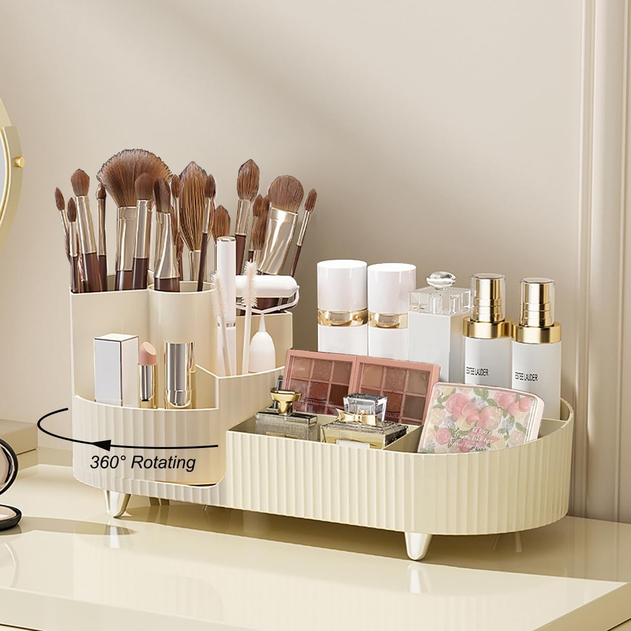 Makeup Organizer Countertop Rotating