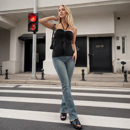 Velana Backless Halter Top